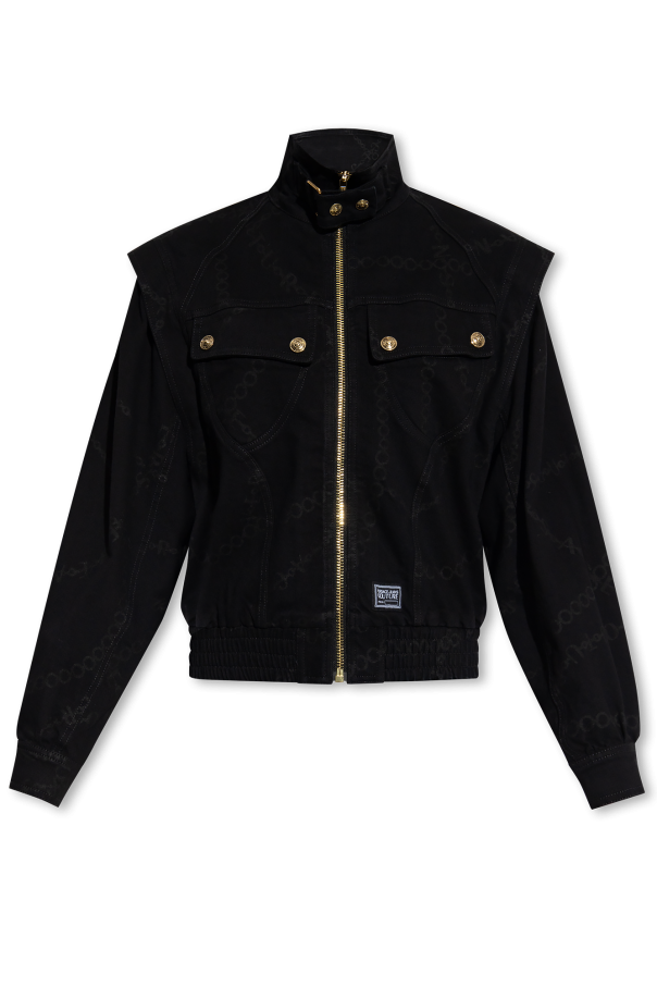 Black Denim jacket Versace Jeans Couture - SchaferandweinerShops